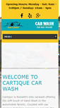 Mobile Screenshot of cartiquecarwash.com